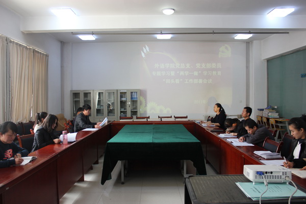 必赢565net官网党总支召开专题学习暨“两学一做”学习教育“回头看”工作部署会议